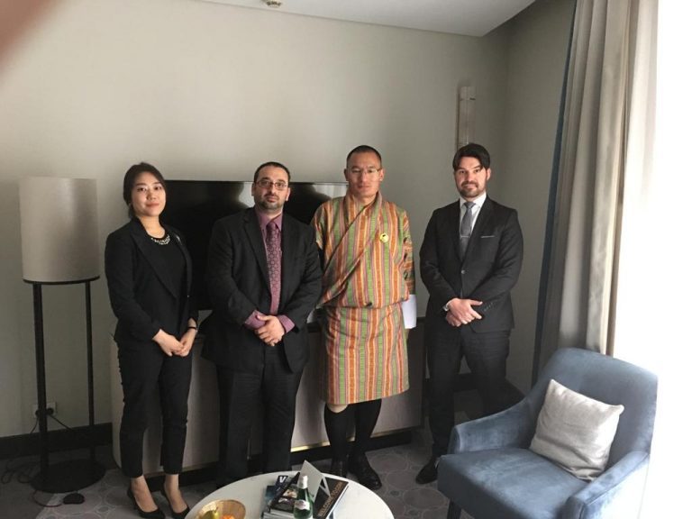 With Hon Prime Minister of Royal Government of Bhutan in Sydney, Australia – accompanied with Lukasz Wyszynski, FBP Lawyer