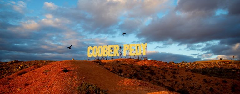 Welcome,Sign,Coober,Pedy,-,Australia