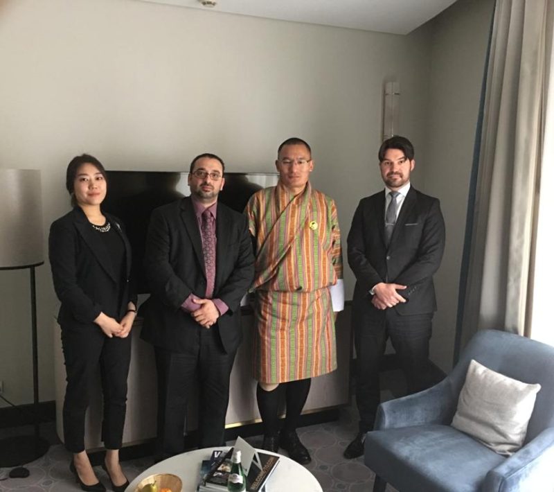 With Hon Prime Minister of Royal Government of Bhutan in Sydney, Australia – accompanied with Lukasz Wyszynski, FBP Lawyer